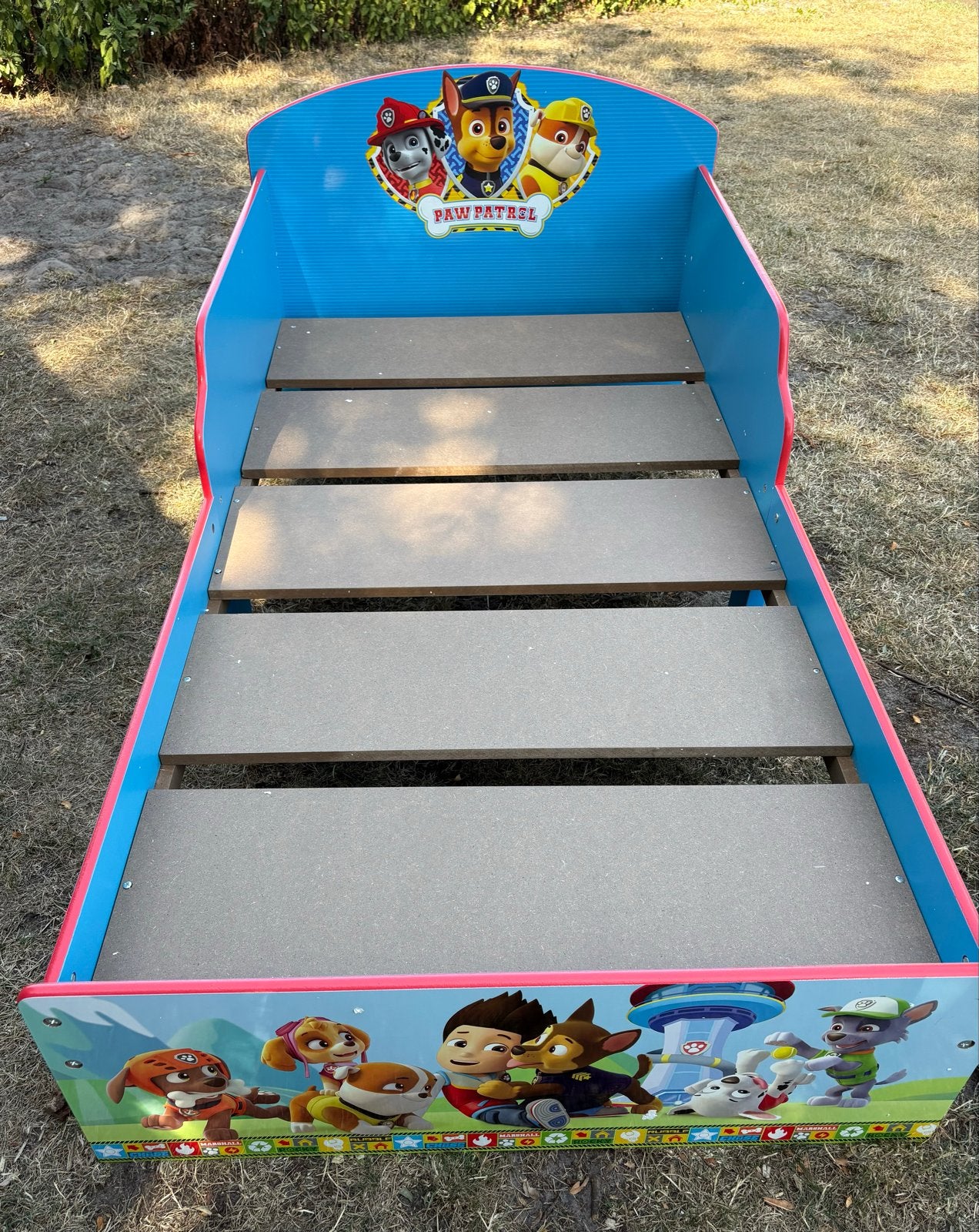 Paw Patrol kinderbed met lattenbodem, Ophalen, 70 tot 85 cm, 140 tot 160 cm, Zo goed als nieuw
