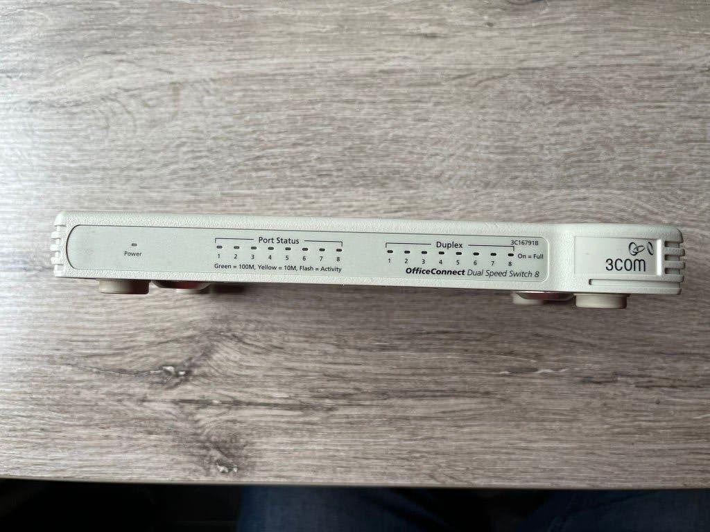 3Com officeconnect dual speed switch 8, Ophalen of Verzenden, Zo goed als nieuw
