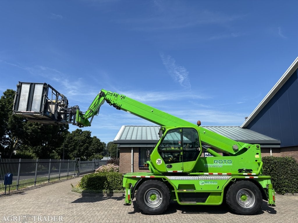 Merlo Roto 45.21 MCSS zeer netjes voorzien van remote & werk, Info@vijntraktoren.nl, Verreiker, Handelsweg Noord 25, Ophalen of Verzenden