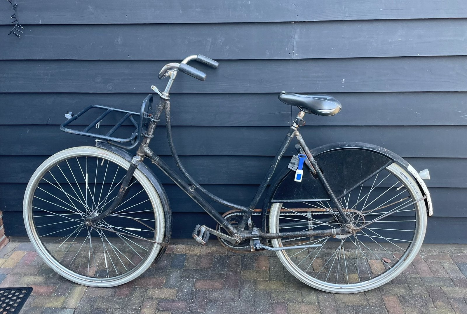 Omafiets., Ophalen