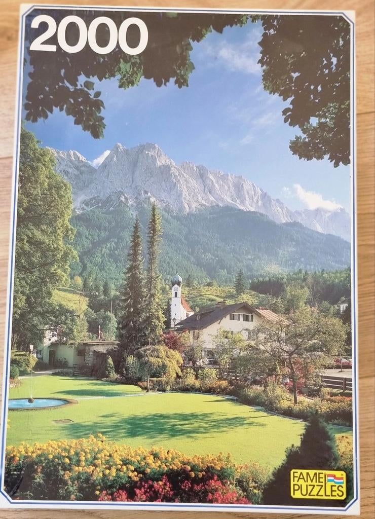 Fame Puzzles 2000 stukjes - Berglandschap, Hobby en Vrije tijd, Denksport en Puzzels, Ophalen of Verzenden, Meer dan 1500 stukjes
