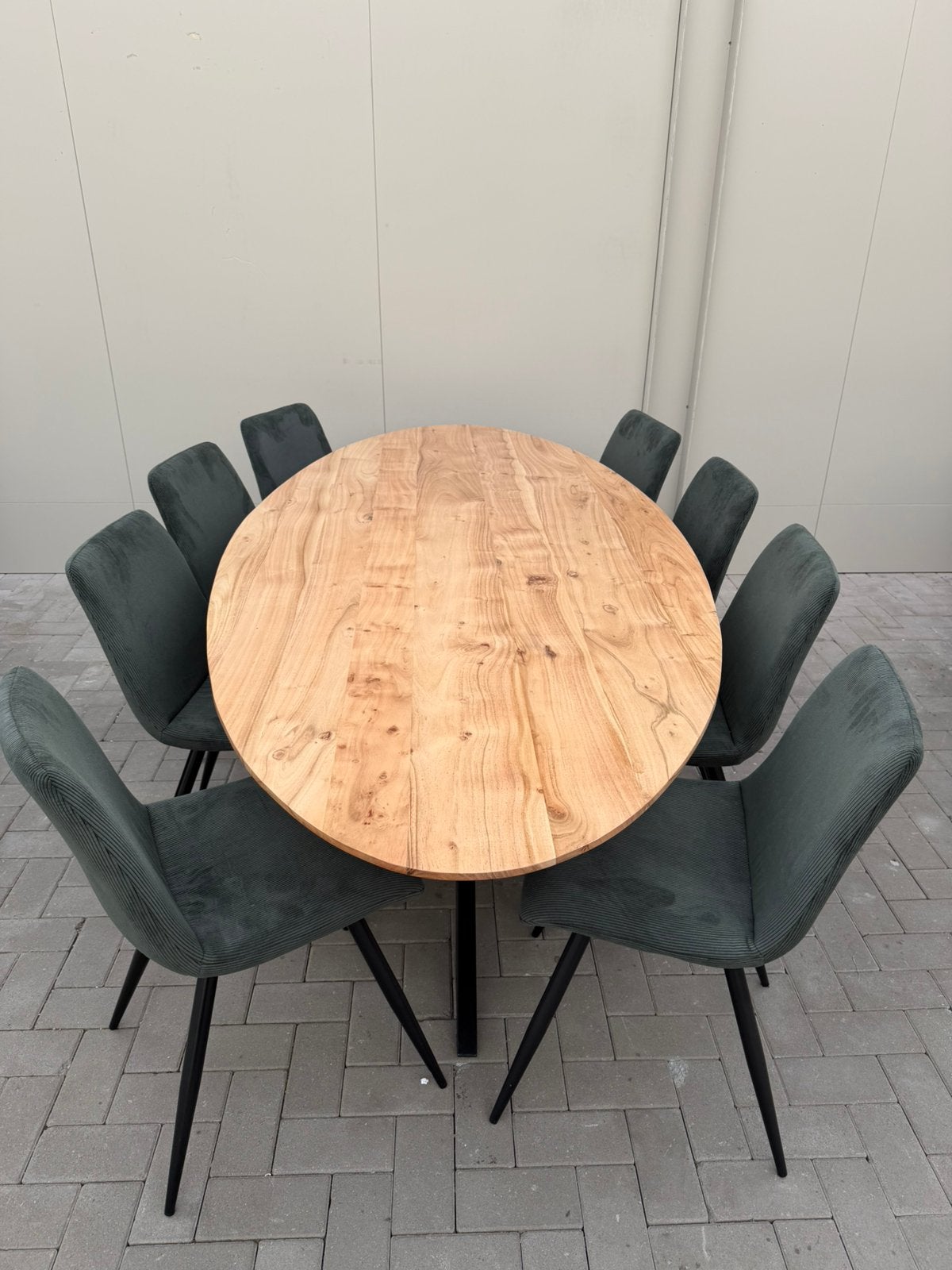 Oslo oval dining Table cm 240x110x76, Ophalen of Verzenden