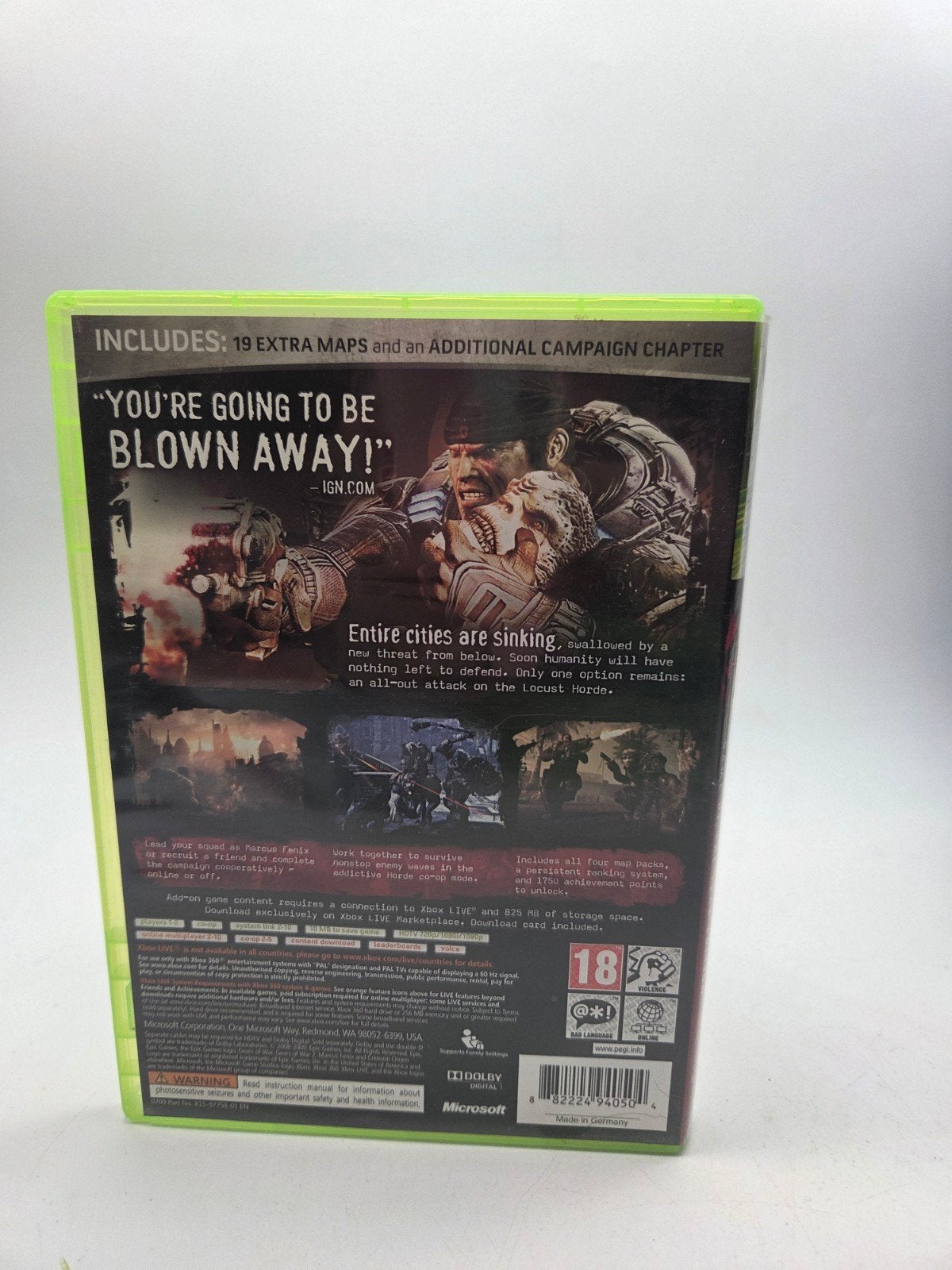 Gears of War 2 - Game of the Year Edition (Xbox 360), Online, Gebruikt, Vanaf 18 jaar, Shooter