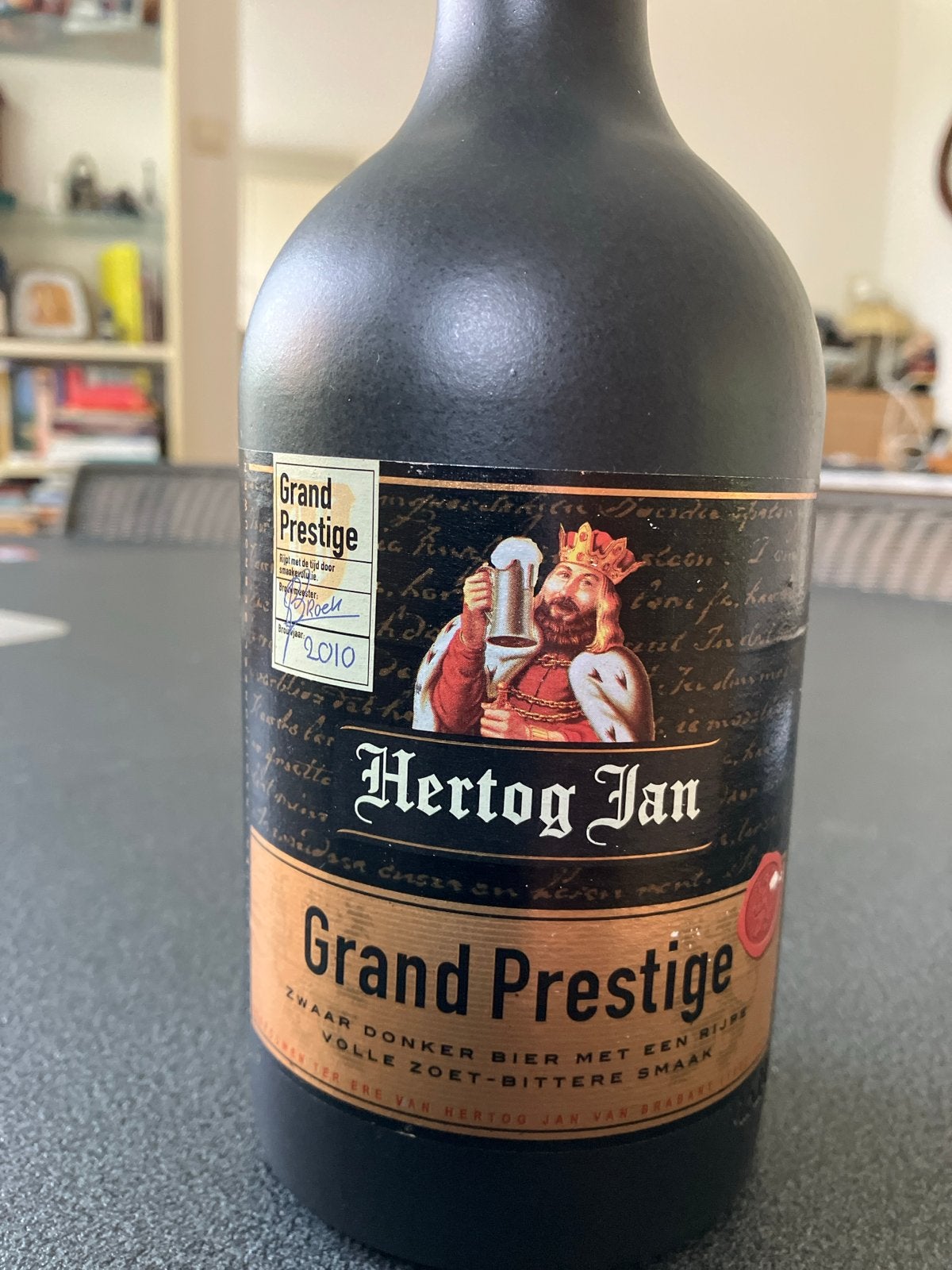 Hertog Jan Grand Prestige 2010 - Zwaar Donker Bier, Overige gebieden, Overige typen, Ophalen of Verzenden, Zo goed als nieuw