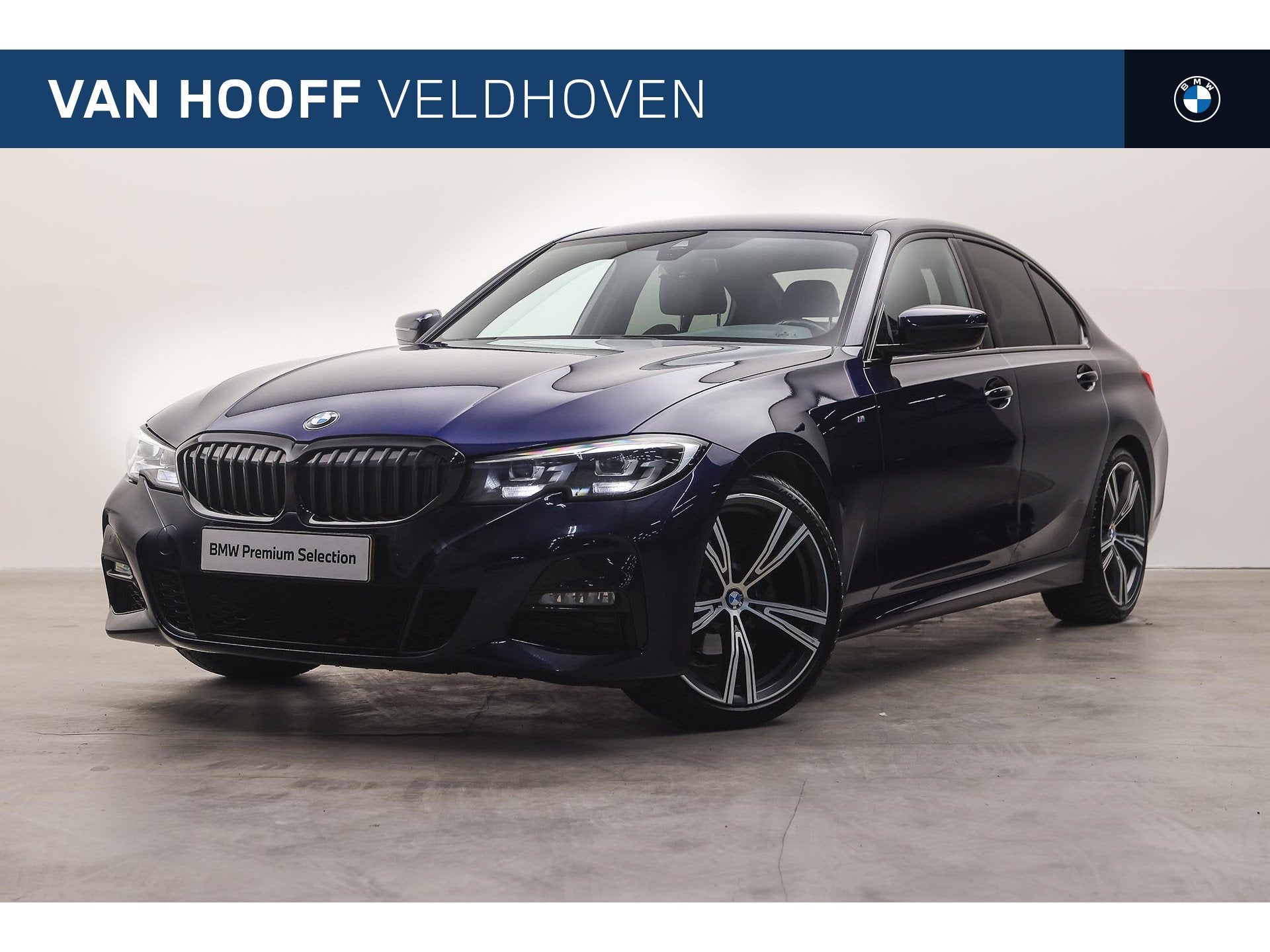 BMW 3 Serie 318i Executive M Sport Automaat / Sportstoelen /, Auto's, Achterwielaandrijving, Gebruikt, Met garantie (alle), Blauw