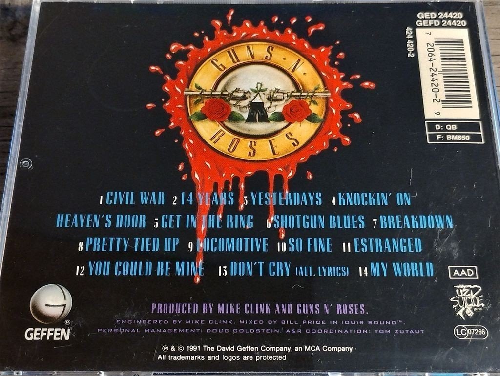 Guns n\' Roses - Use Your Illusion II, Ophalen of Verzenden, Zo goed als nieuw, Poprock