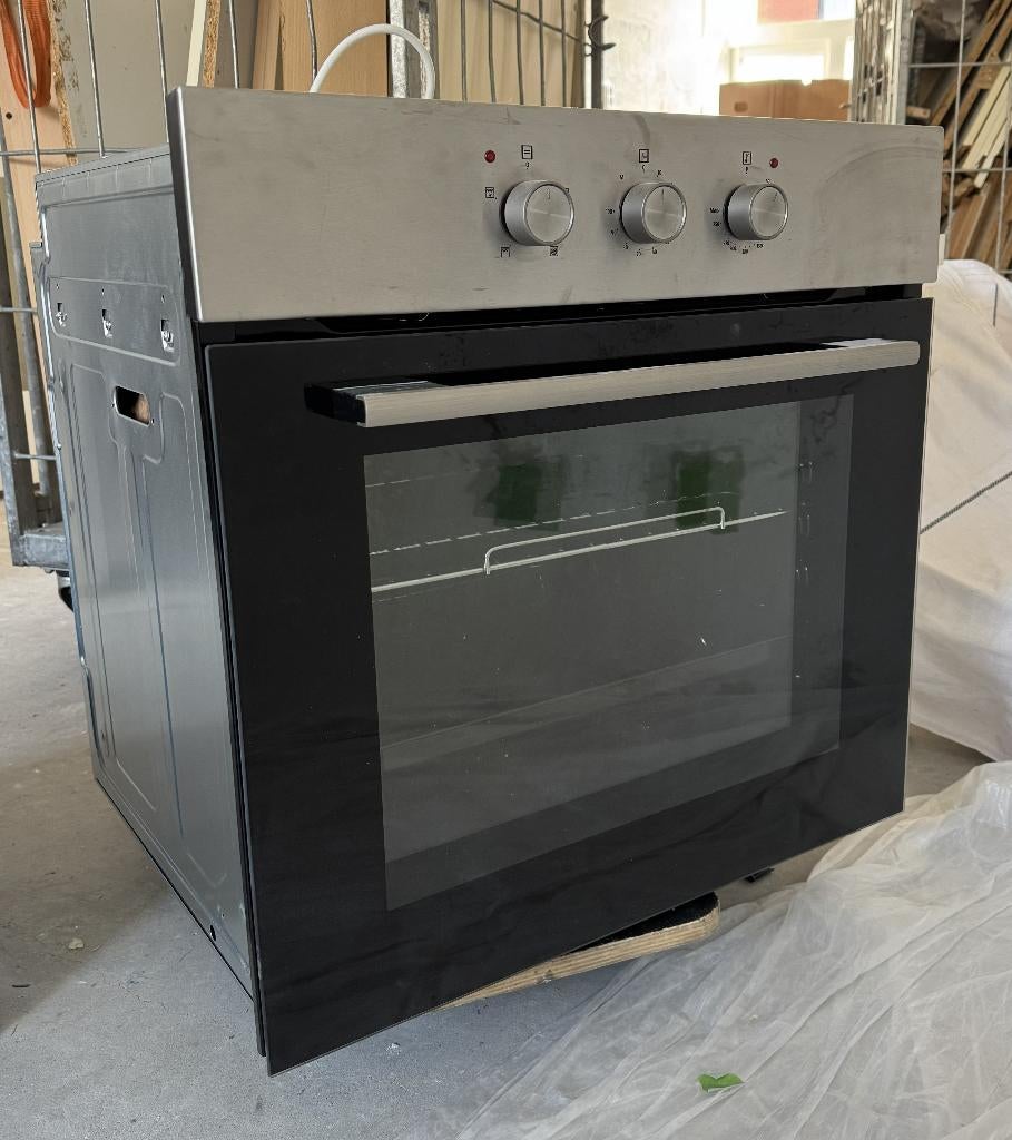 Inbouw oven (59,5x57,5x59,5), Ophalen, Gebruikt, Hete lucht, Oven met grill