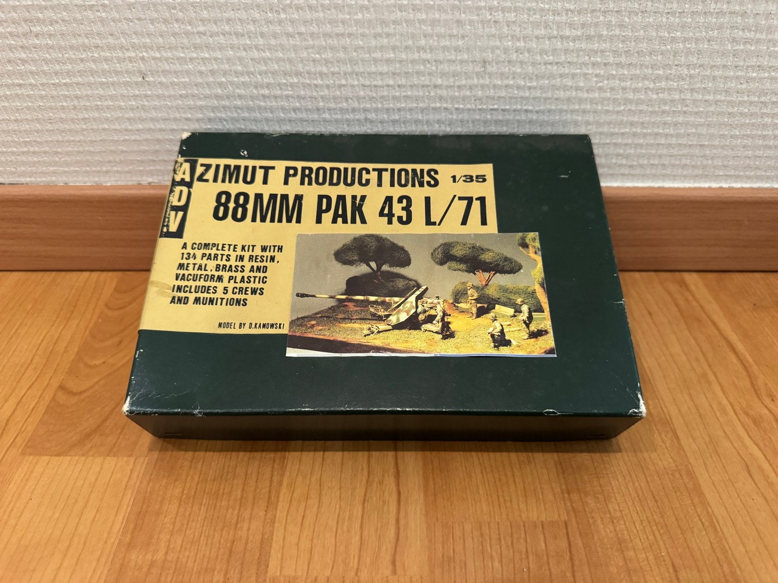 Azimut Productions 88mm PAK 43 L/71 1/35, Ophalen of Verzenden, Gebruikt, 1:32 tot 1:50