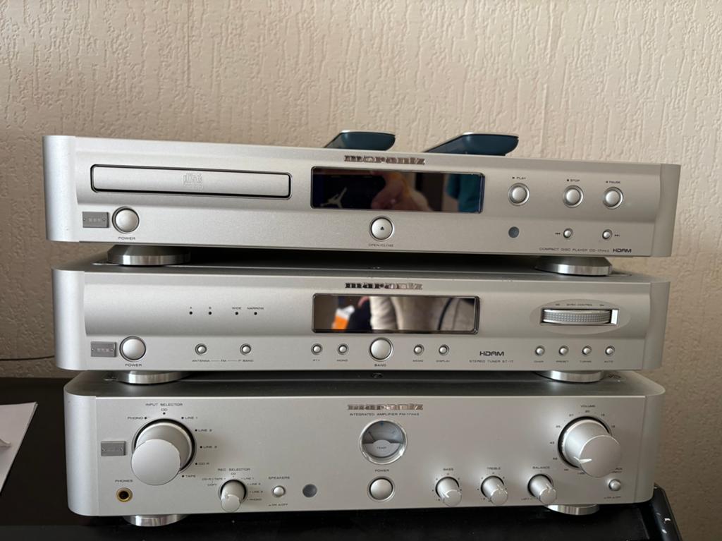 Marantz HiFi set – PM-17mkII / ST-17 / CD-17mkII – zilver –, Ophalen, Cd-speler, Overige merken