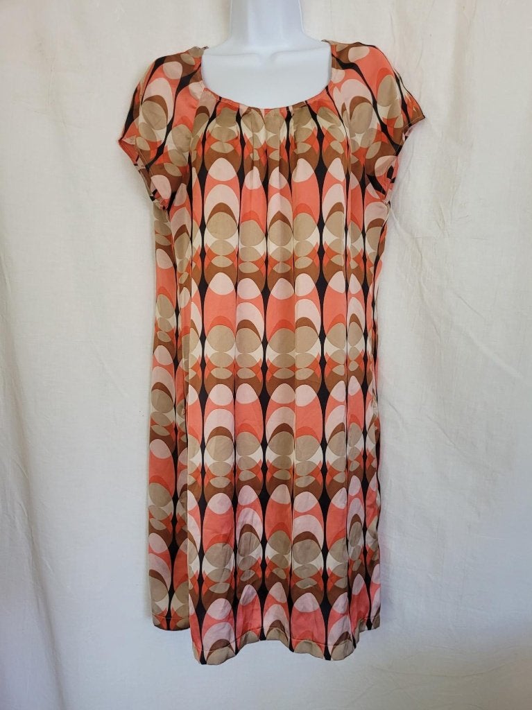Leuke jurk jaren '60 print mt 38 merk Expresso, Kleding | Dames, Jurken, Maat 38/40 (M), Bruin, ., Ophalen of Verzenden
