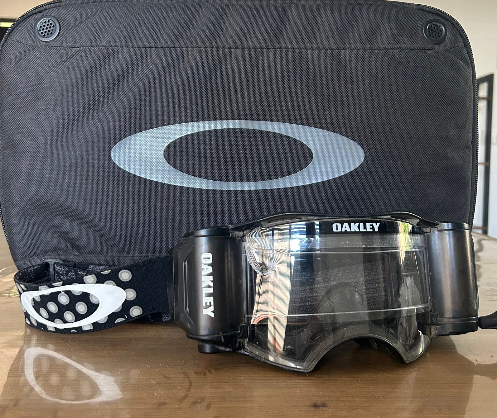 Oakley Airbrake Roll off, Ophalen of Verzenden, Tweedehands, Motorcrosskleding