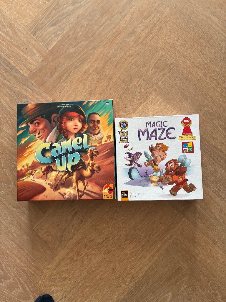 Camel up en Magic Maze, Hobby en Vrije tijd, Ophalen, Zo goed als nieuw