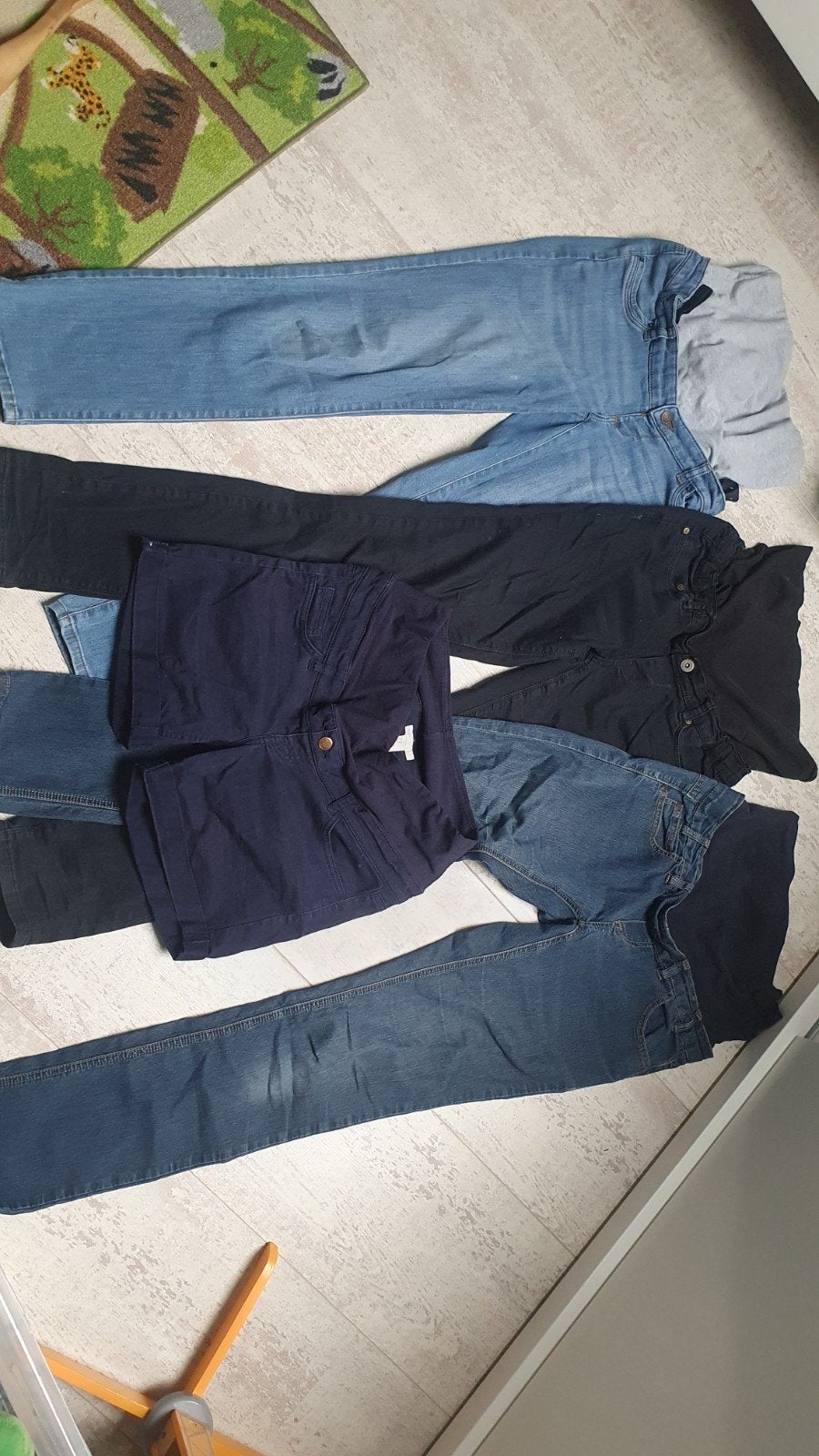 pakket zwangerschapskleding, Ophalen of Verzenden, Gedragen, Blauw