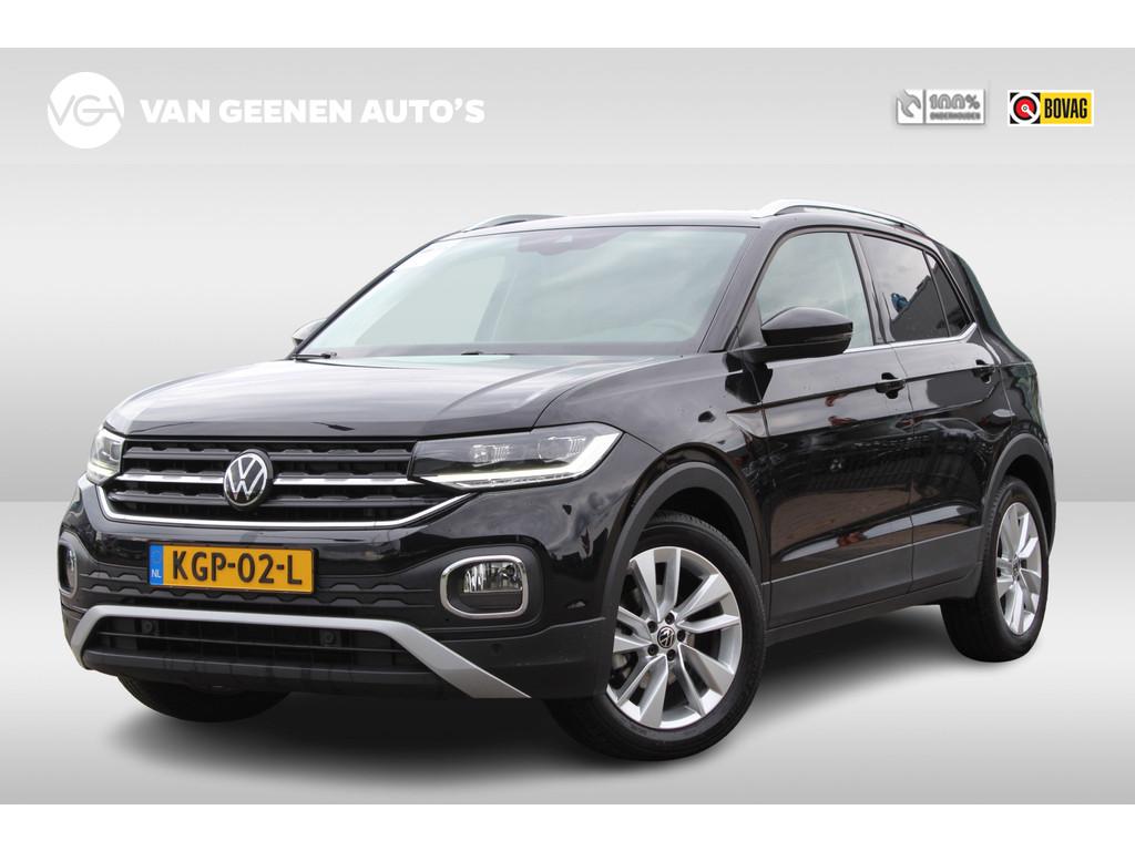 Volkswagen T-Cross 1.0 TSI Carat DSG-automaat | Apple carpla, Automatische klimaatregeling, Gebruikt, Zwart, Zwart