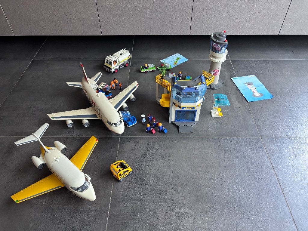 Playmobil Airport (diverse sets), Gebruikt, Complete set, Overige typen, Ophalen of Verzenden