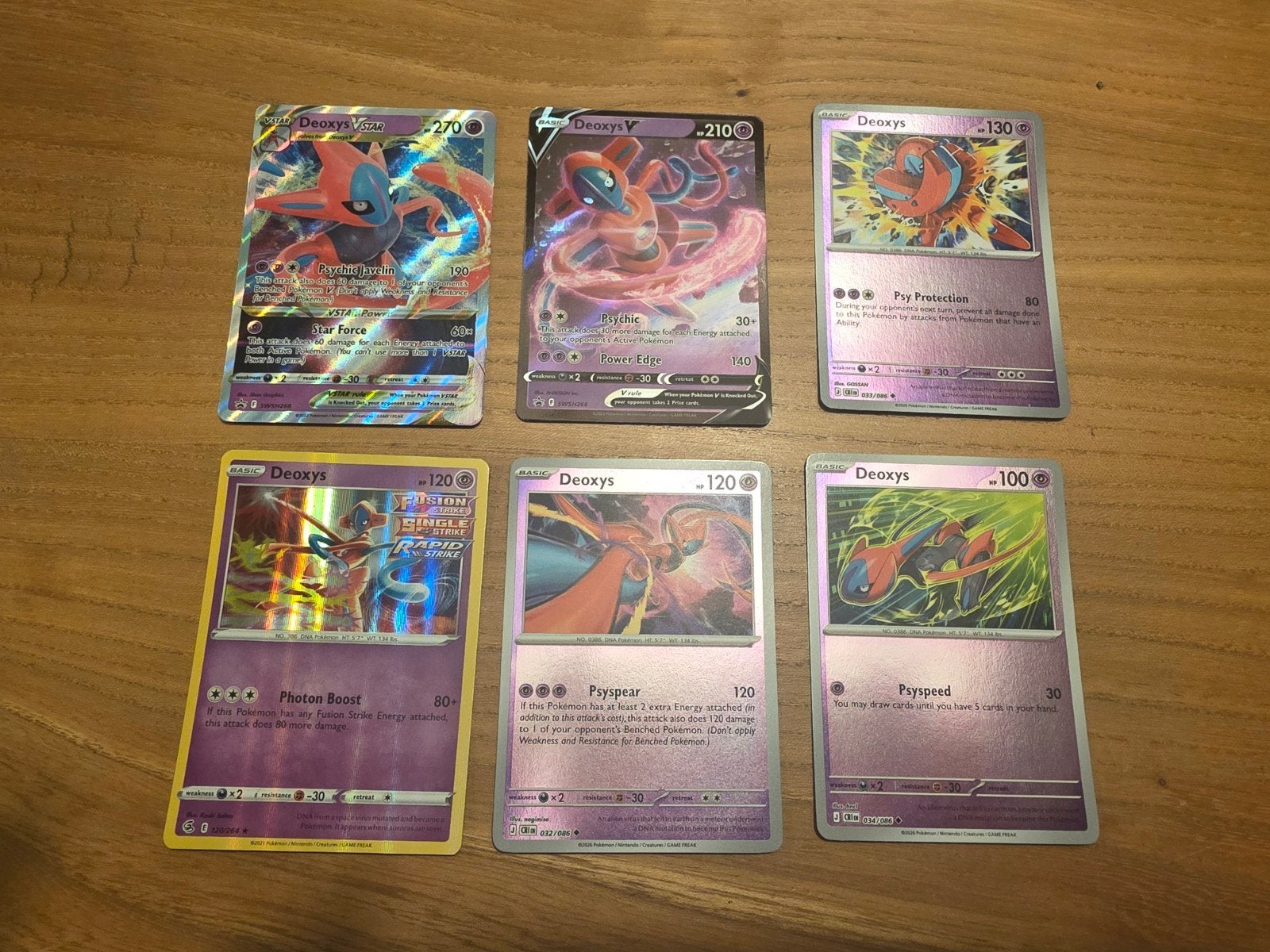 Deoxys pokemon kaarten set, Ophalen of Verzenden, Meerdere kaarten