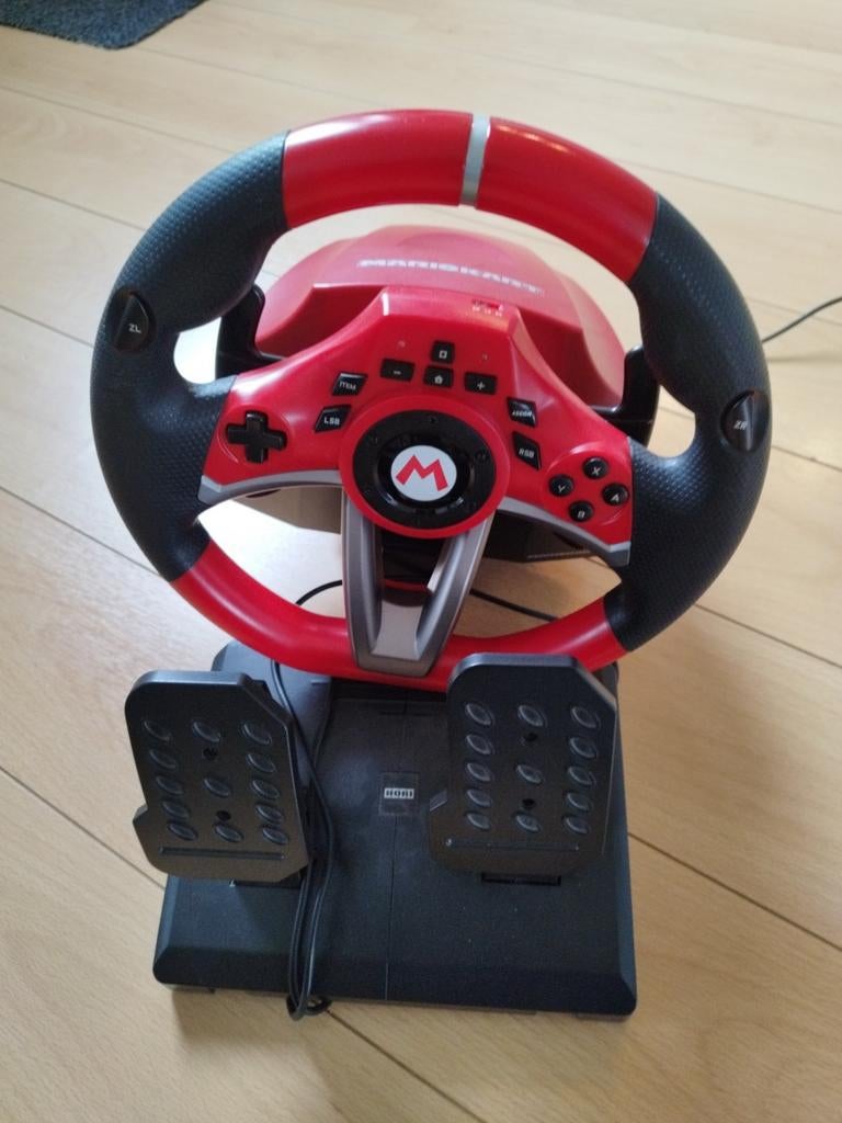 Mario Kart Stuur met Pedalen voor Nintendo Switch, Ophalen of Verzenden, Zo goed als nieuw