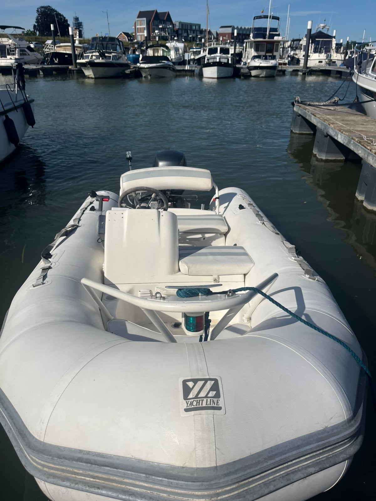 Rib 380, 40 pk met trailer, Watersport en Boten, Ophalen, Zo goed als nieuw, Buitenboordmotor