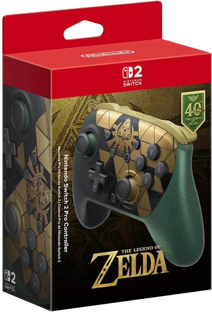 Switch 2 Pro Controller - The Legend of Zelda incl Stand, Ophalen of Verzenden, Nieuw, Met 1 controller