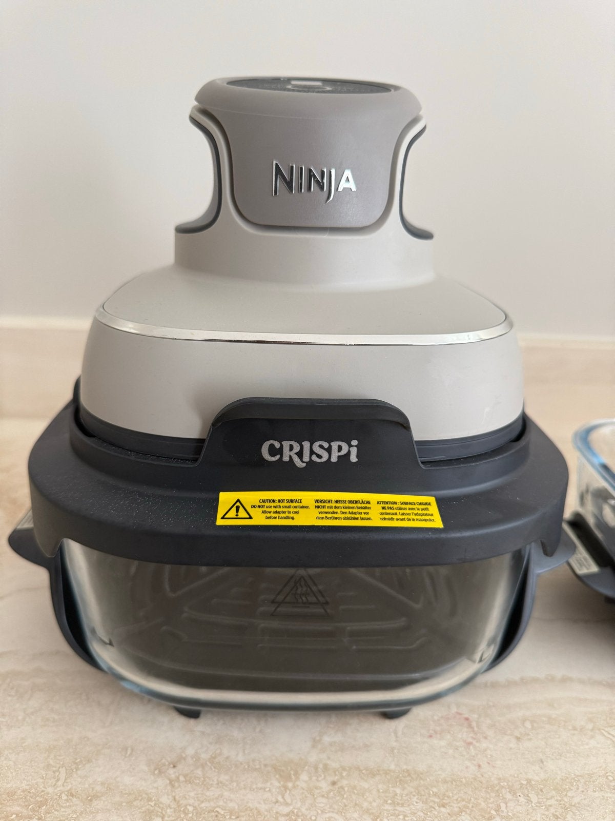 Ninja Crispi Airfryer - Zo goed als nieuw 1x gebruikt, Ophalen of Verzenden, Zo goed als nieuw, Airfryer, 1500 gram of meer