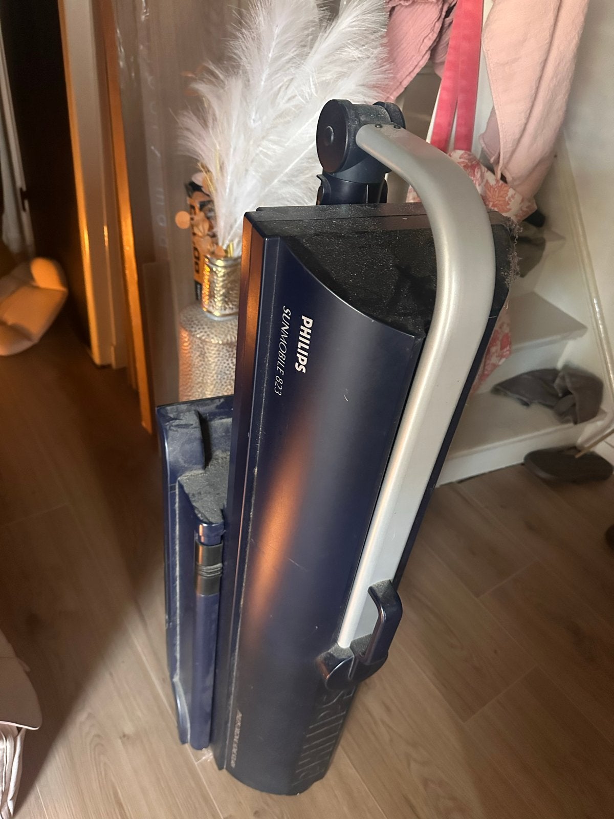 Philips Sunmobile 823 zonnebank - werkt goed, Witgoed en Apparatuur, Ophalen of Verzenden, Gebruikt, Zonnebank enkelzijdig, Minder dan 10 lampen