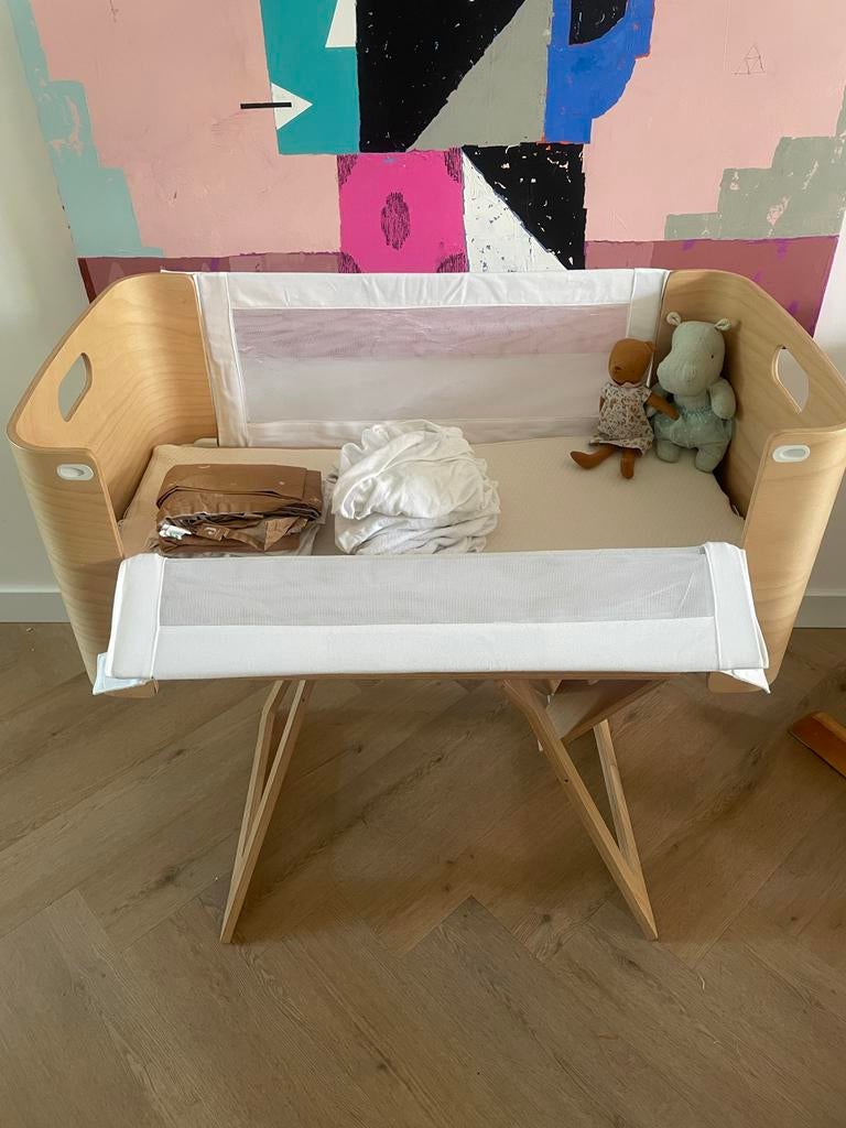 Bednest Cosleeper met zgan eco matras en beddengoed, Kinderen en Baby's, Babywiegjes en Ledikanten, Ophalen, Gebruikt, Wieg