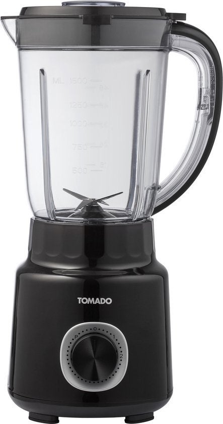 Tomado TTB1501B Blender – Zo goed als nieuw, 1 tot 2 liter, Ophalen, Zo goed als nieuw, 3 snelheden of meer