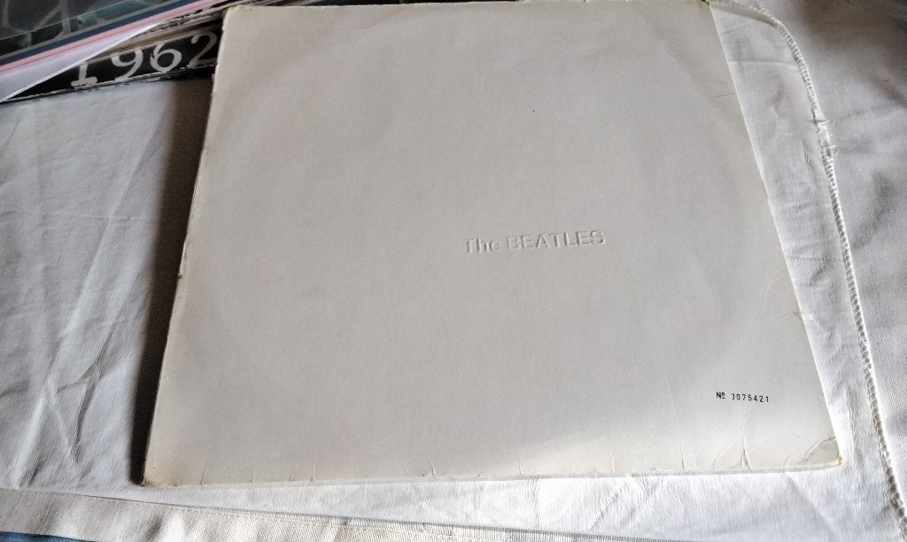 Lp's The Beatles White Album First Pressing Misprint, Ophalen, Gebruikt, 12 inch, Poprock