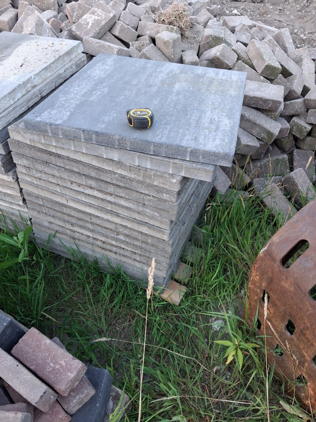 Betontegels, Ophalen, Beton, Terrastegels