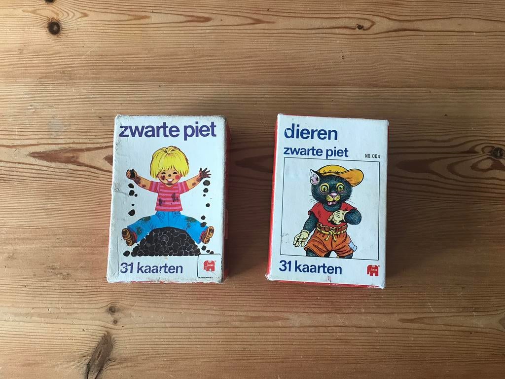 Kwartet zwarte Piet en zwarte Piet dieren, Ophalen of Verzenden, Gebruikt, Kwartet(ten)