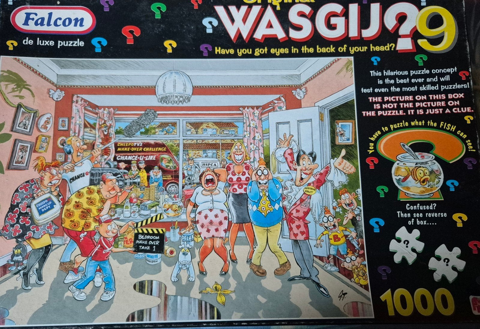 Wasgij Original 9: De Kapsalon - 1000 stukjes puzzel, Ophalen of Verzenden, 500 t/m 1500 stukjes, Gebruikt, Legpuzzel