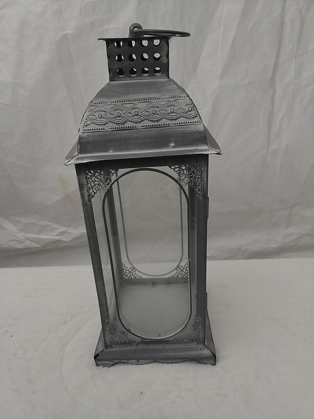 Decoratieve lantaarn - 40 cm hoog, 15 cm breed, Tuin en Terras, Buitenverlichting, Ophalen of Verzenden, Gebruikt