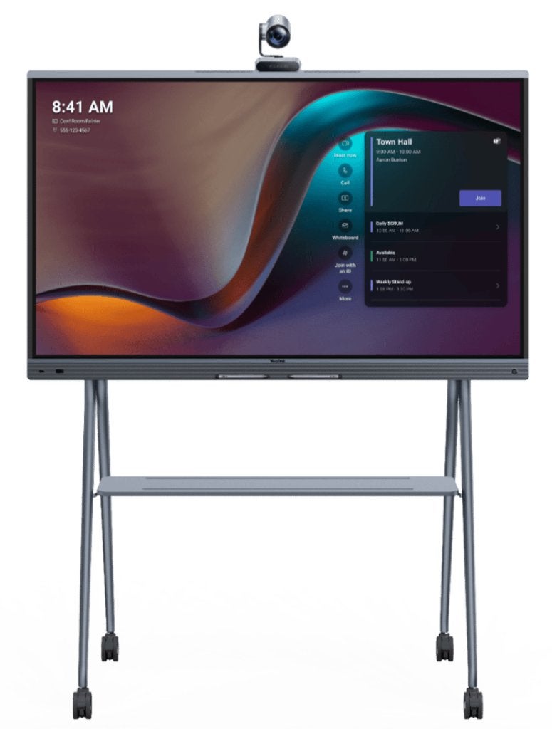 Yealink MeetingBoard Pro 65” + Trolley + 12X Pro Camera, Ophalen, HDMI, Touchscreen, 1 tot 2 ms