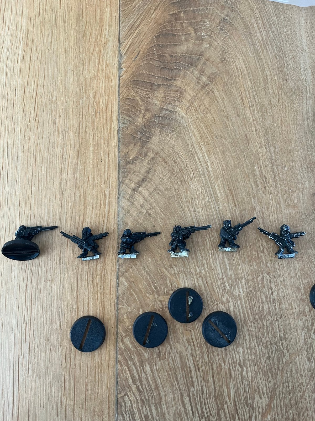 Oop Warhammer 40K Imperial Guard Ratling Snipers (6 stuks), Gebruikt, Figuurtje(s), Ophalen of Verzenden, Warhammer 40000
