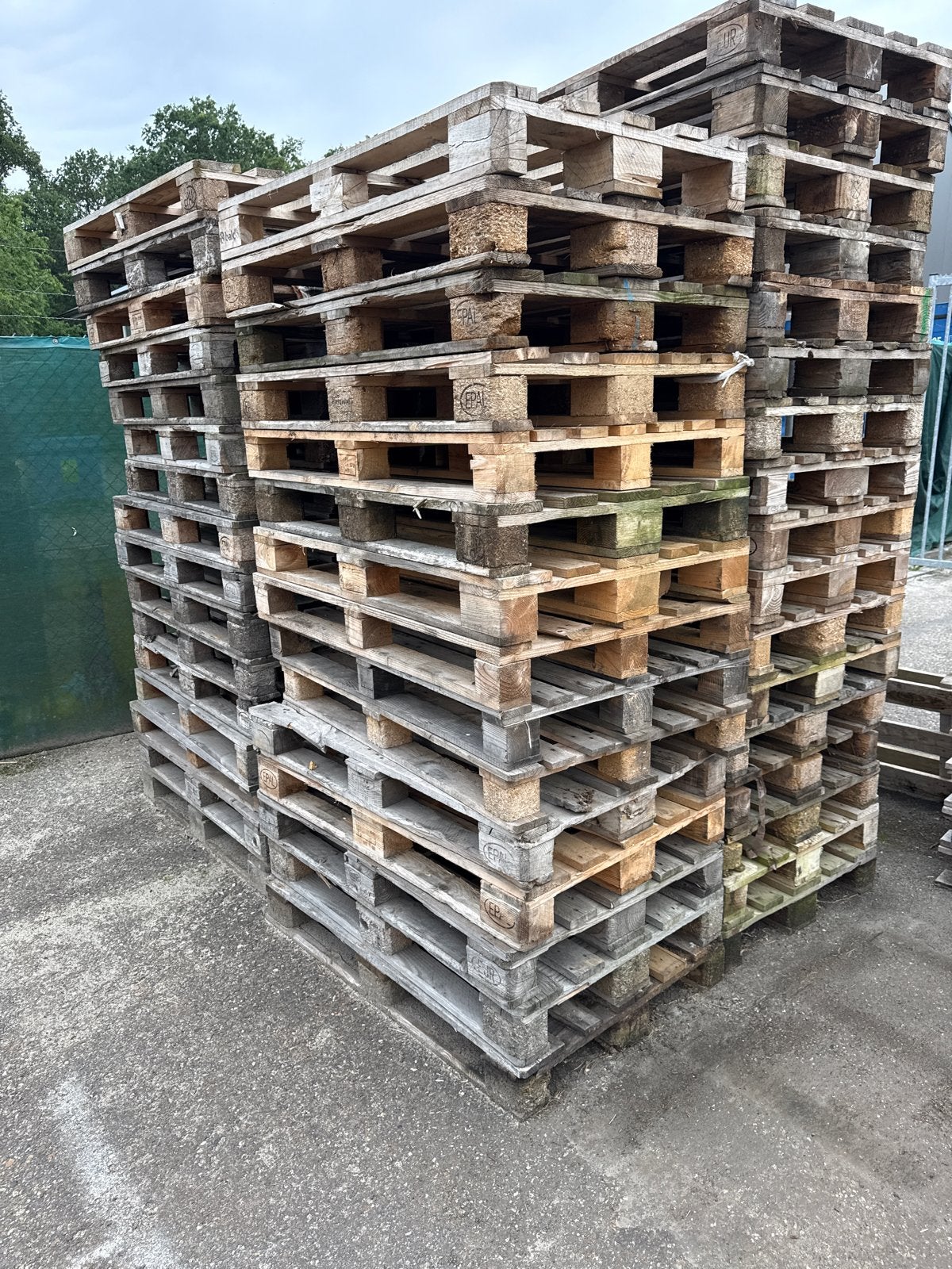 Euro pallets - ca. 60 stuks, Ophalen, Gebruikt
