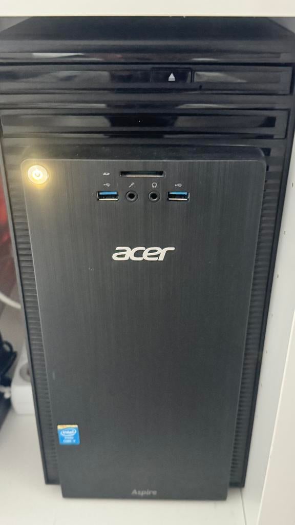 Te koop acer compleet pc intel(R) Core i7 3.6 GHz, Ophalen, Zo goed als nieuw