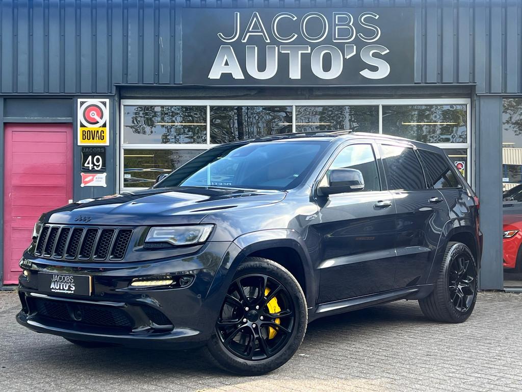 Jeep Grand Cherokee 6.4 V8 SRT8 grijskenteken, Auto's, Leder, 468 pk, Vierwielaandrijving, Te koop