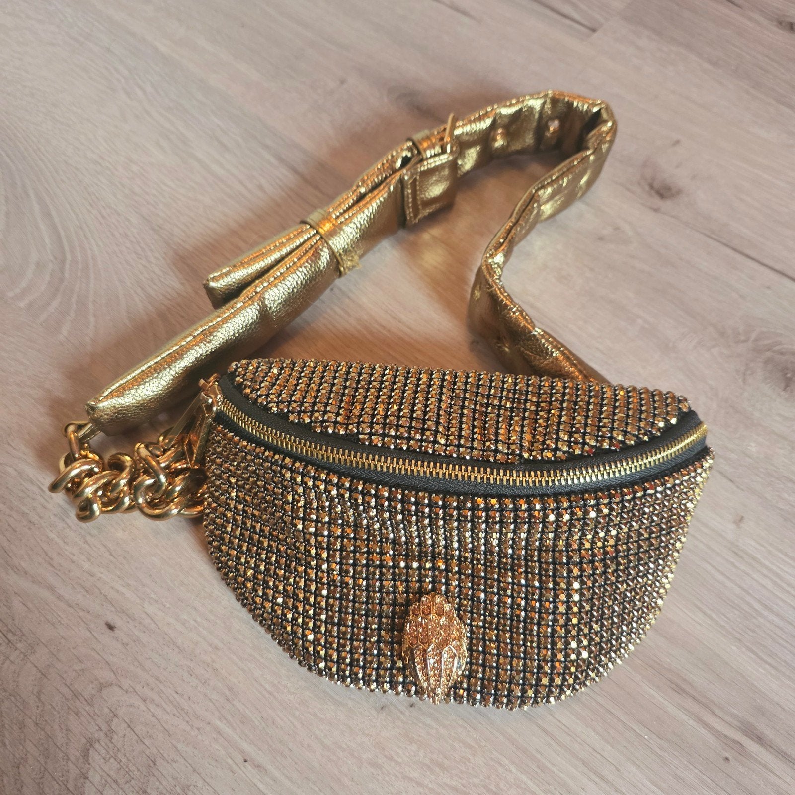 Kurt Geiger London heuptasje met kristallen, Ophalen of Verzenden, Zo goed als nieuw, Overige kleuren, Overige typen