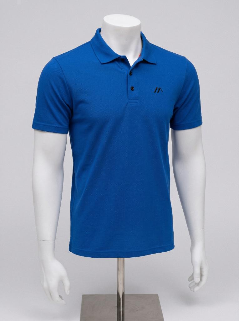 L / 50 Maier Sports Poloshirt heren Polo Strong Blue, Maat 52/54 (L), Blauw, Nieuw, Ophalen of Verzenden