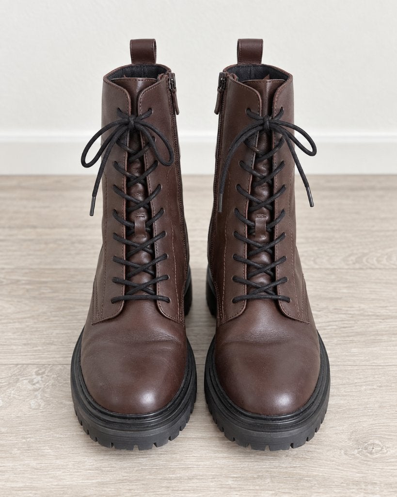 Marc O’Polo dames boots donkerbruin maat 41, Bruin, Lage of Enkellaarzen, Ophalen of Verzenden, Zo goed als nieuw