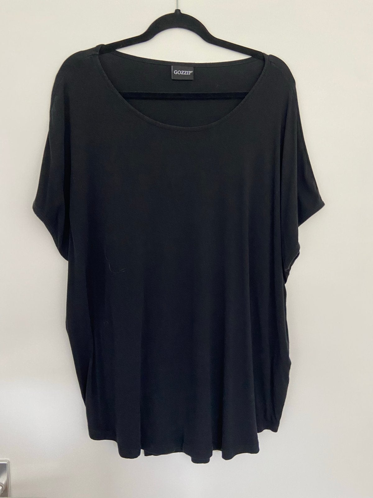 Zwart Gozzip T-shirt met korte mouwen, Zwart, Maat 46/48 (XL) of groter, Ophalen of Verzenden, Korte mouw