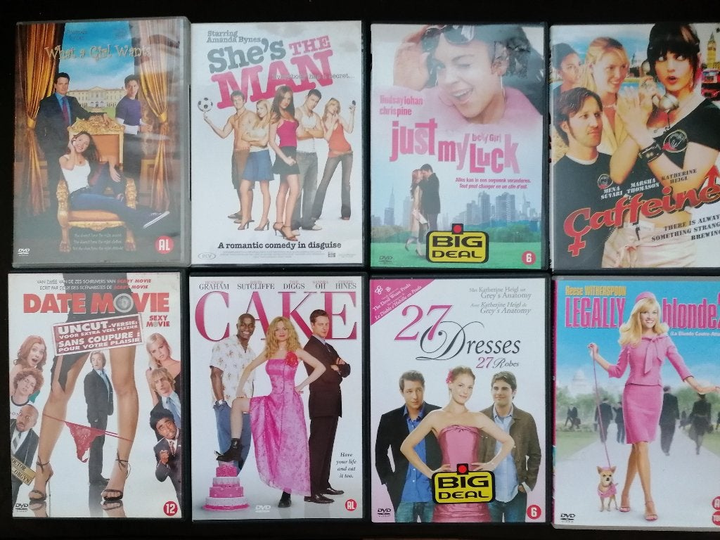 8 div. DVD's (girls movies), Alle leeftijden, Ophalen of Verzenden, Zo goed als nieuw