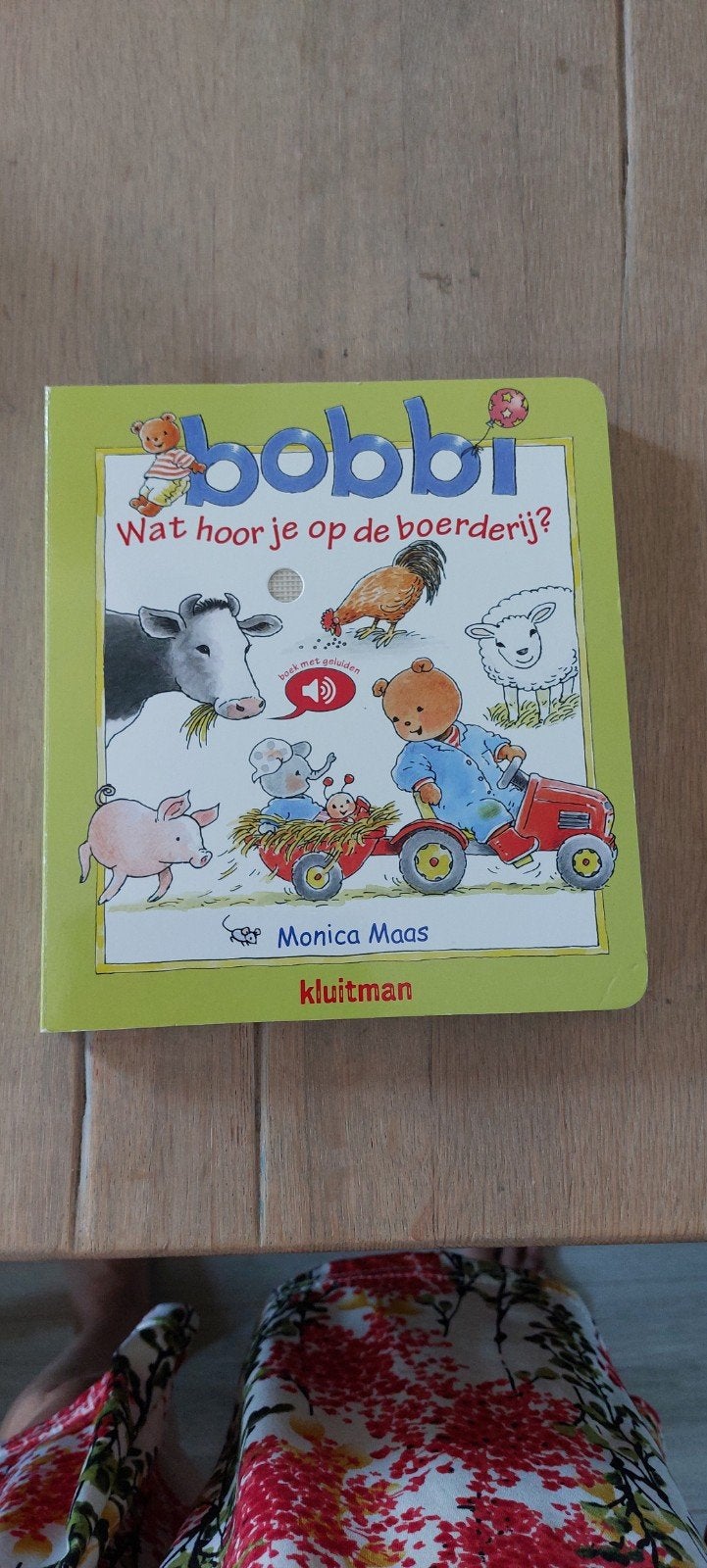 Bobbi geluidenboek; Wat hoor je op de boerderij?, Monica Maas, Non-fictie, Jongen of Meisje, Ophalen of Verzenden