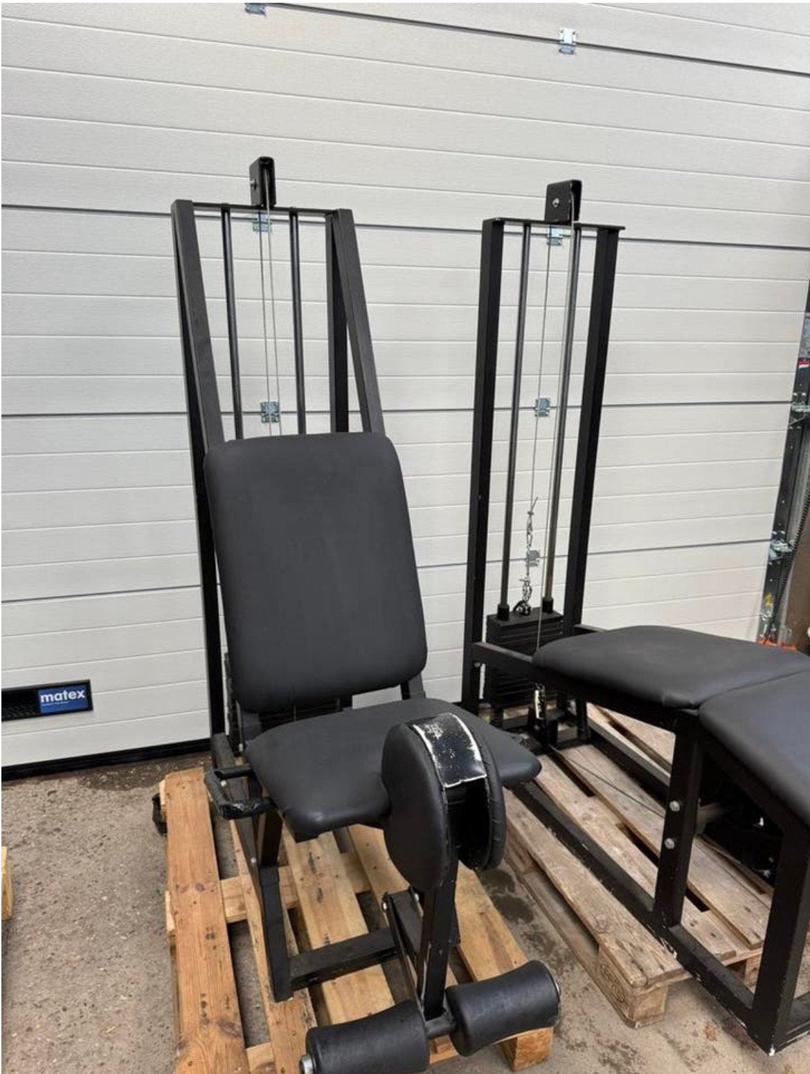 Panatta Leg curl / leg extension 2 machines / old school, Sport en Fitness, Ophalen, Benen, Gebruikt, -