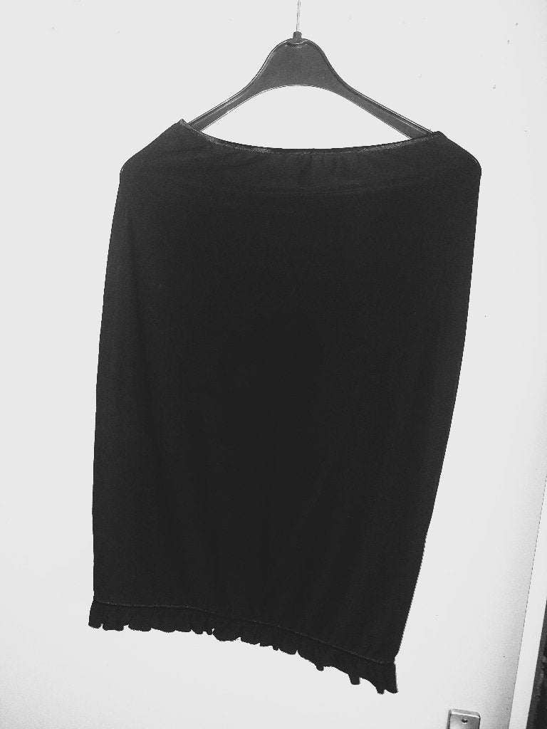 Zwarte Kokerrok, Zwart, Kleding | Dames, Maat 38/40 (M), Zwart, Ophalen of Verzenden, Knielengte