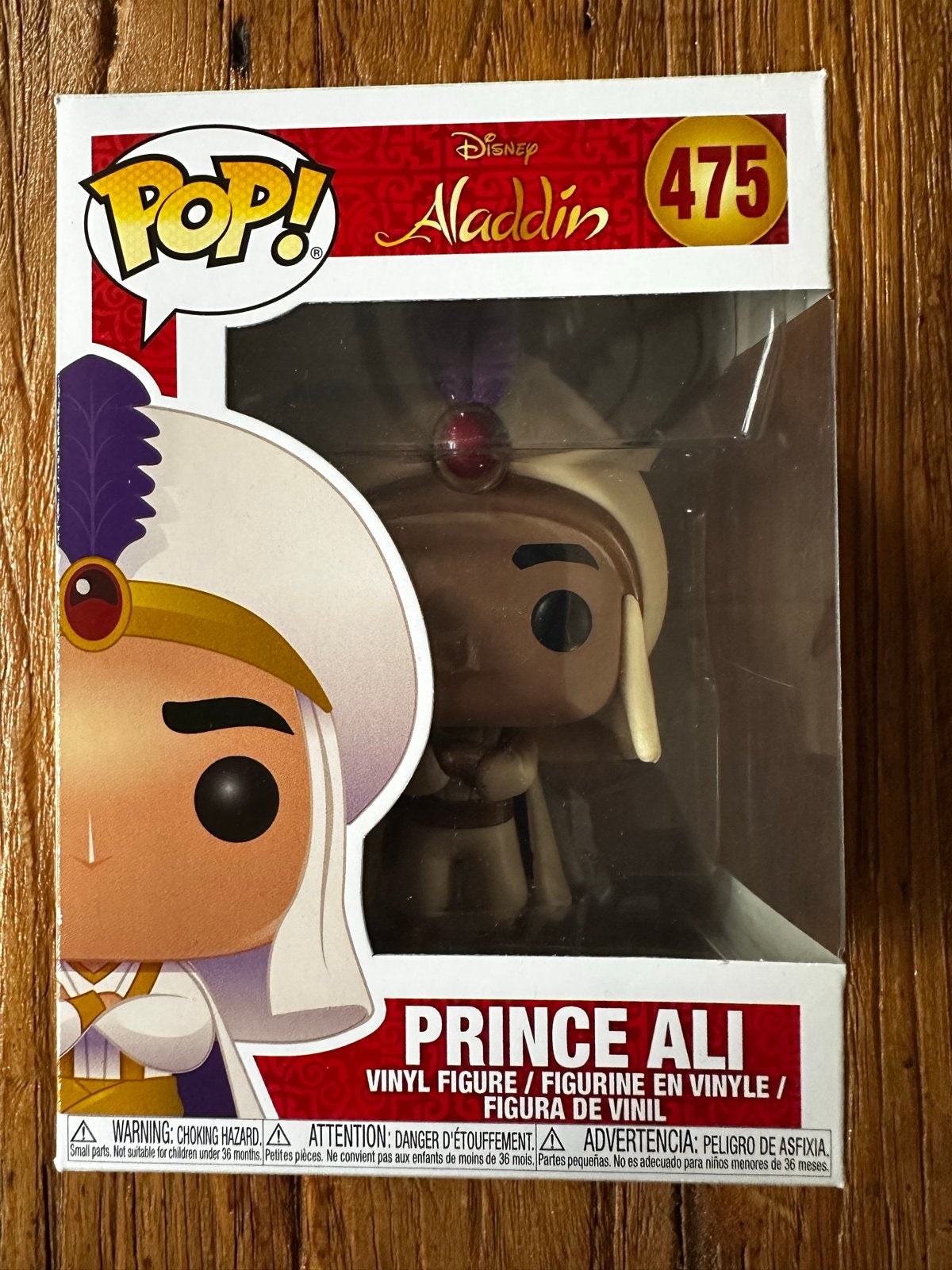 Funko Pop! Disney Aladdin Prince Ali #475, Ophalen of Verzenden, Nieuw