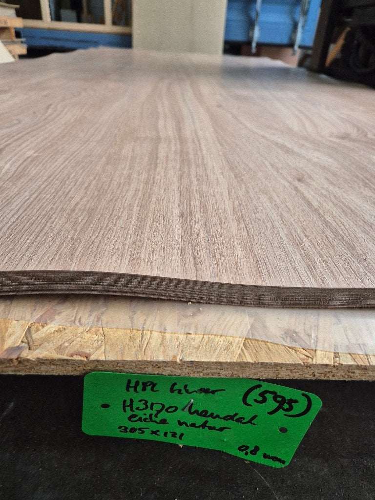 HPL fineer platen 305x131cm eiken motief ( 595 ), Ophalen, HPL, Nieuw, Nb