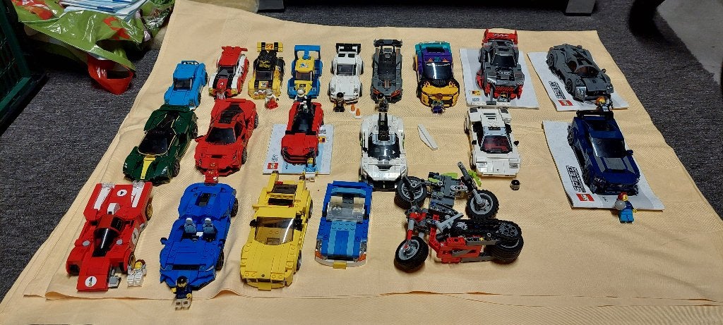 Lego  speed champion 79606, 76908, 76895, 76920, Gebruikt, Lego, Overige typen, Meerdere sets