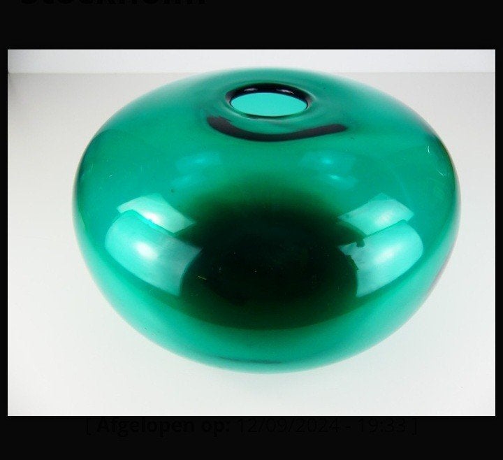 Smaragd Groene Vaas, Ophalen of Verzenden