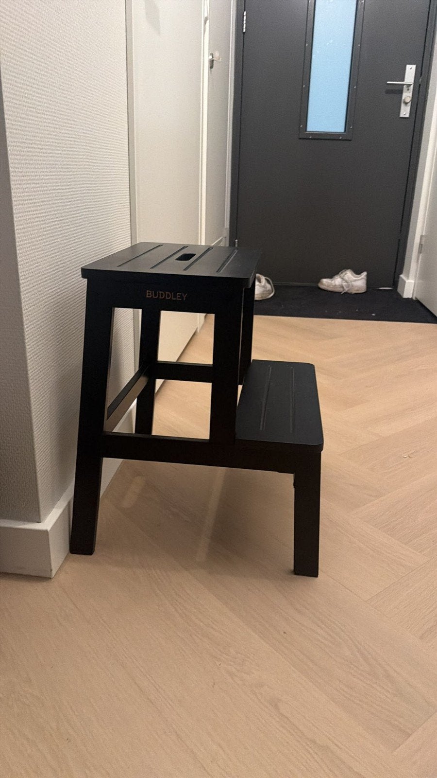 Zwart krukje Budley, nieuw, Ophalen, Nieuw, Hout